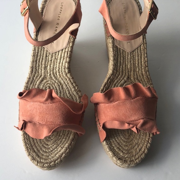 Loeffler Randall Suede Wedges Size 9 NIB - Picture 3 of 7